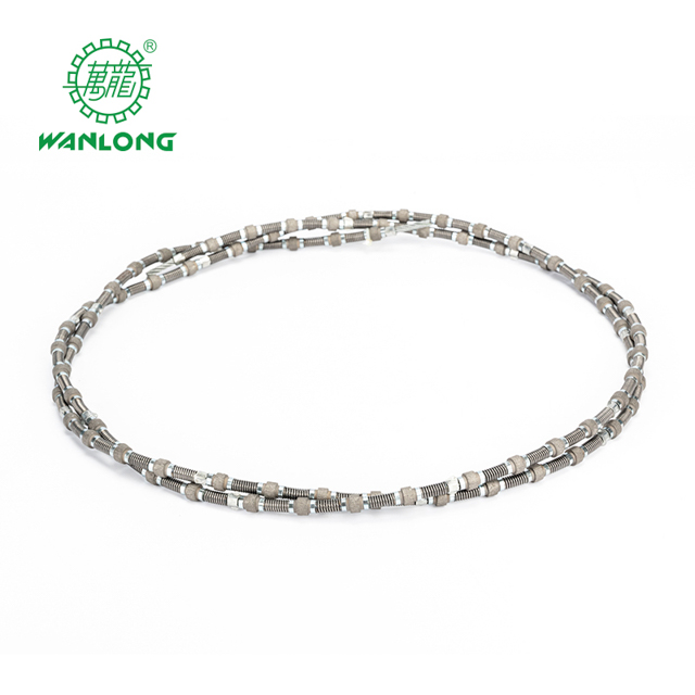 Perles de scie à fil de diamant à vide à vide de précision pour querelles en marbre